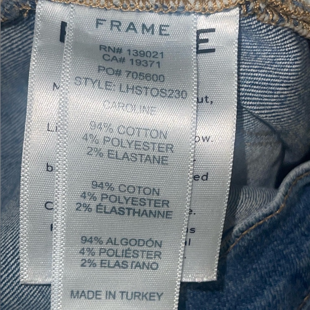 Frame Mothers Le High straight jeans. Size 28 GUC - Picture 11 of 13